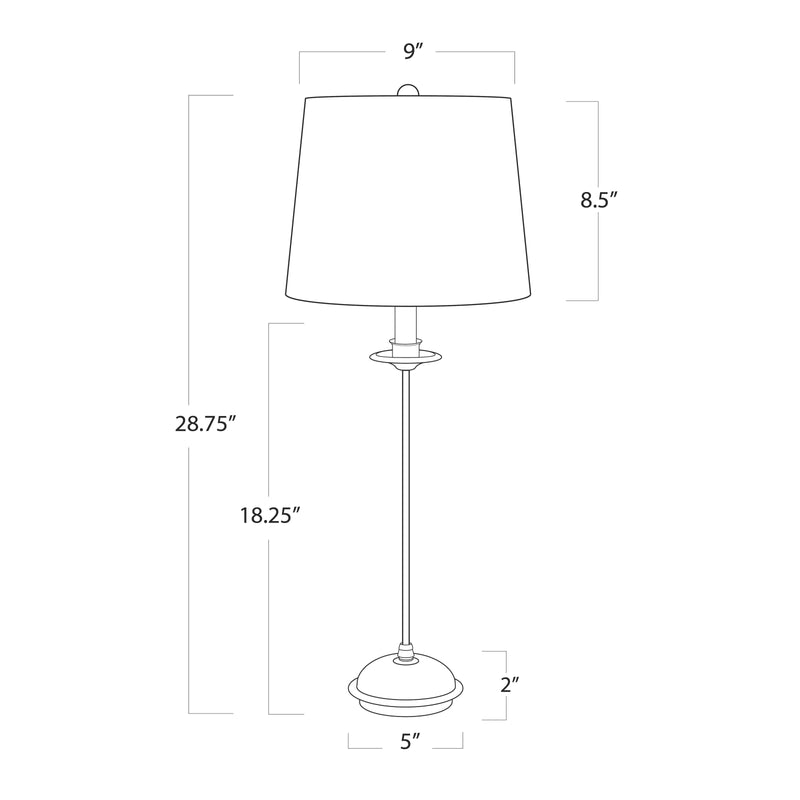 Fisher Stem Buffet Lamp