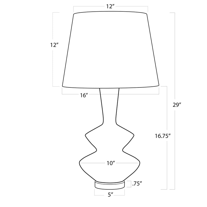 Poe Metal Table Lamp