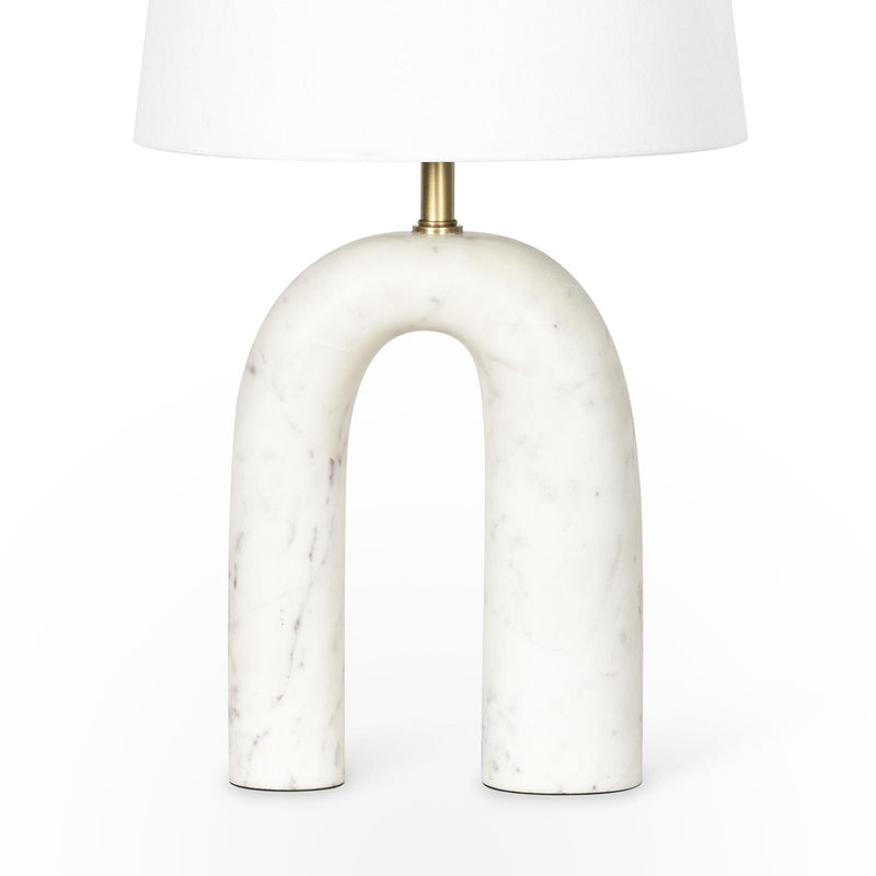 Slinkly Marble Table Lamp