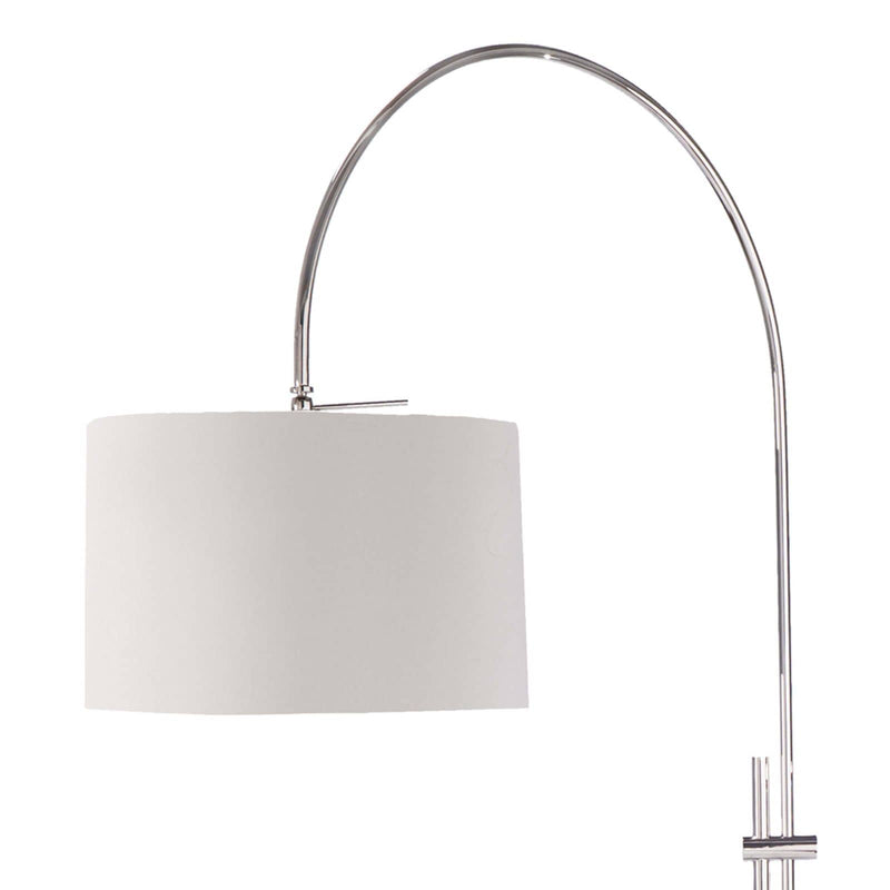 Arc Floor Lamp With Fabric Shade