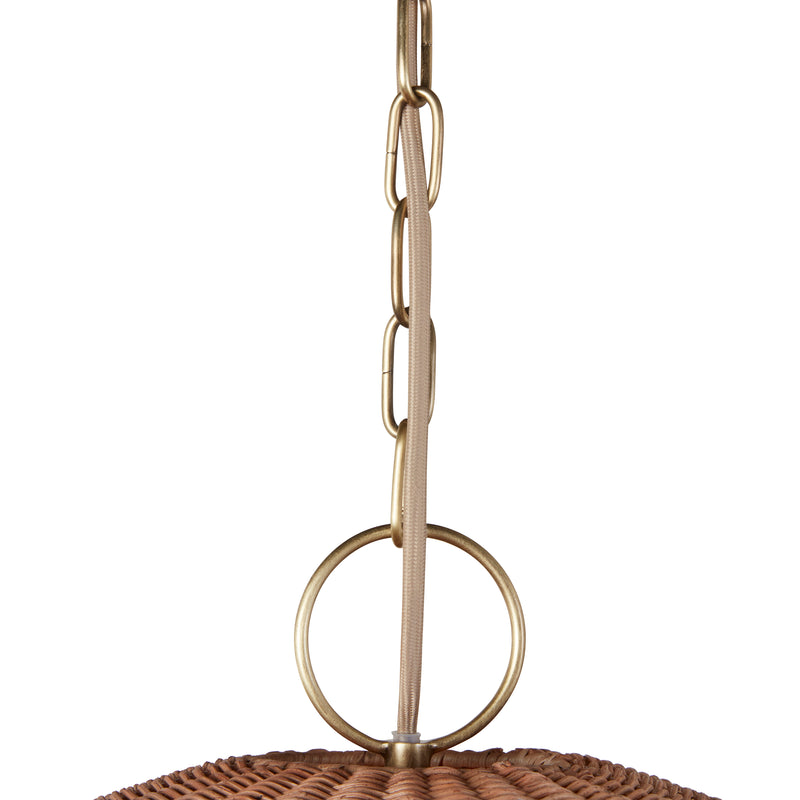 Miramar Rattan Round Chandelier