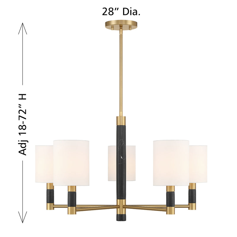 Conrad 5-Light Chandelier