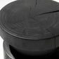 Inez End Table - Black Pine