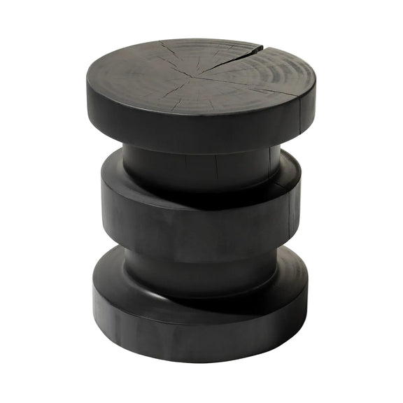 Inez End Table - Black Pine
