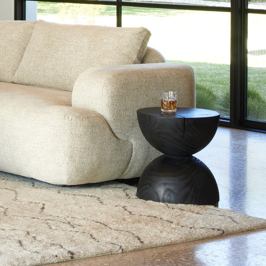 Aliza End Table - Black Pine