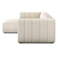 Langham Channeled 4-Piece Sectional - Crypton Nomad Snow