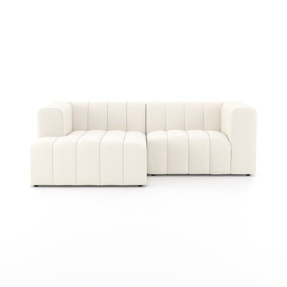 Langham Channeled 2-Piece Sectional - Fayette Cloud