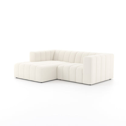 Langham Channeled 2-Piece Sectional - Fayette Cloud