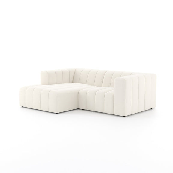 Langham Channeled 2-Piece Sectional - Fayette Cloud