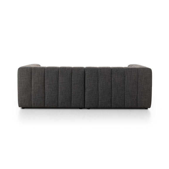 Langham Channeled 2-Piece Sectional - Saxon Charcoal