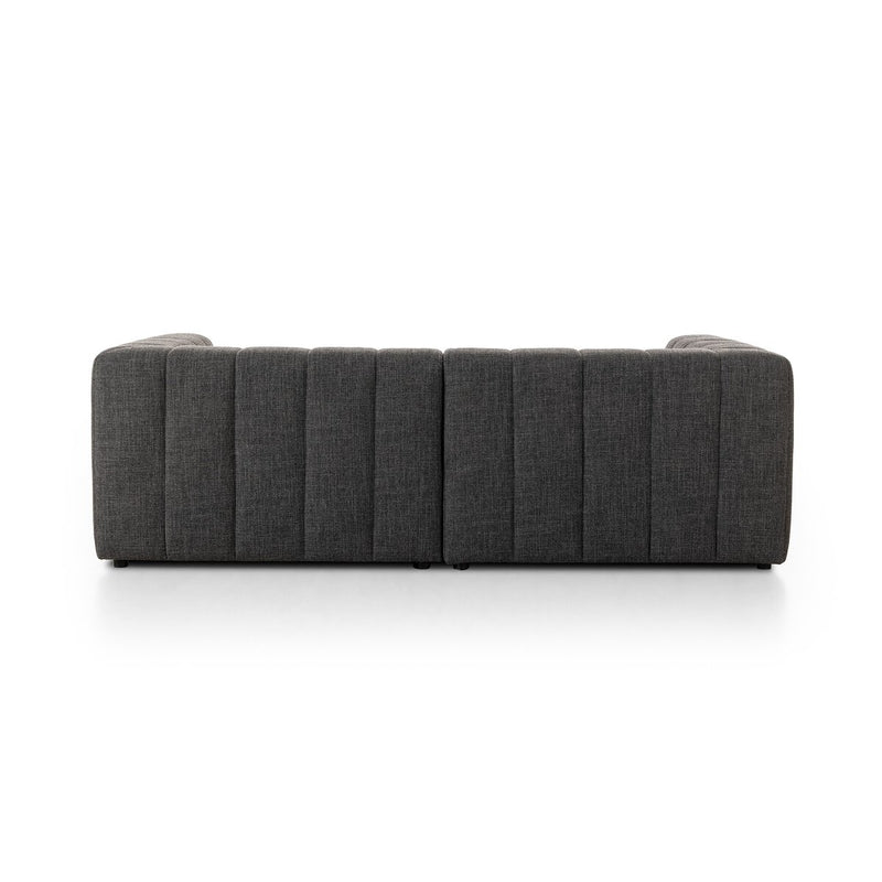 Langham Channeled 2-Piece Sectional - Saxon Charcoal