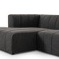 Langham Channeled 2-Piece Sectional - Saxon Charcoal