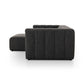 Langham Channeled 2-Piece Sectional - Saxon Charcoal