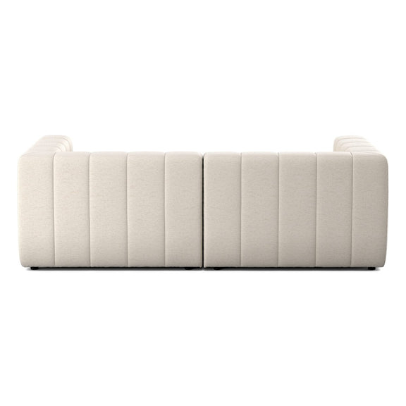 Langham Channeled 2-Piece Sectional - Crypton Nomad Snow