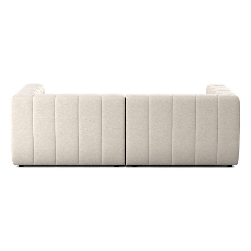 Langham Channeled 2-Piece Sectional - Crypton Nomad Snow