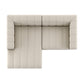 Langham Channeled 2-Piece Sectional - Crypton Nomad Snow