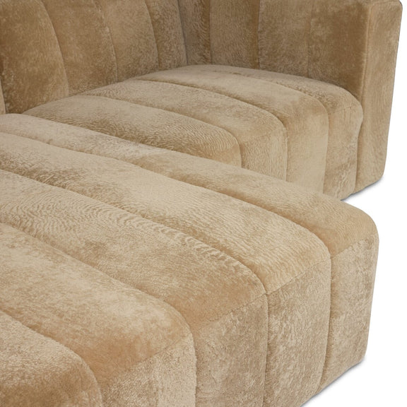 Langham Channeled 2-Piece Sectional - Ravello Camel