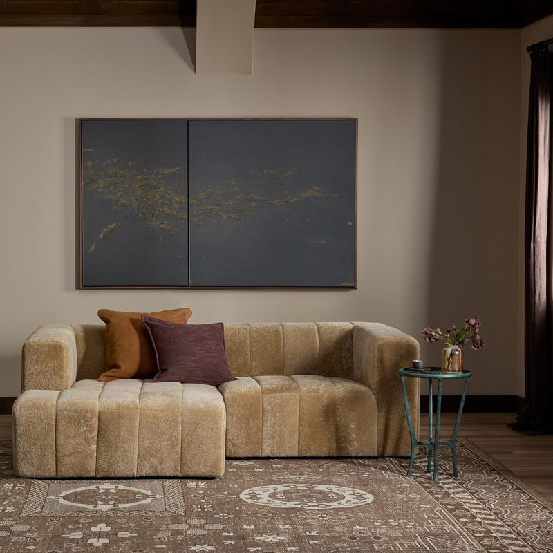 Langham Channeled 2-Piece Sectional - Ravello Camel