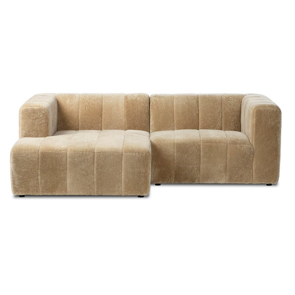 Langham Channeled 2-Piece Sectional - Ravello Camel