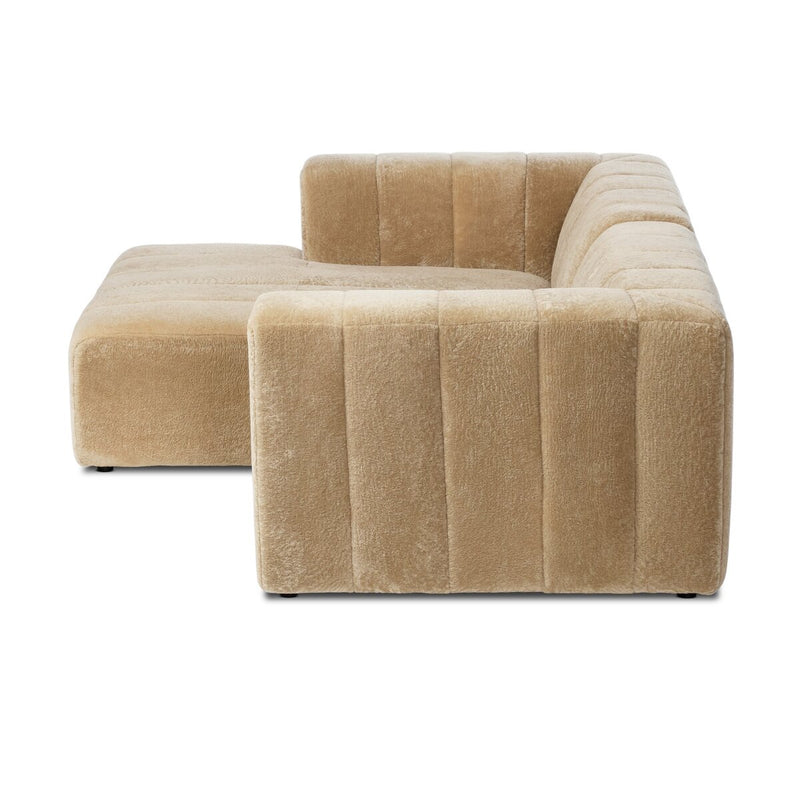Langham Channeled 2-Piece Sectional - Ravello Camel