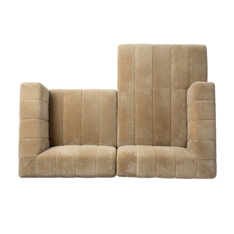 Langham Channeled 2-Piece Sectional - Ravello Camel