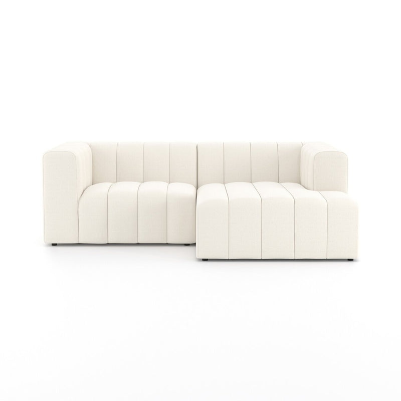Langham Channeled 2-Piece Sectional - Fayette Cloud