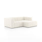 Langham Channeled 2-Piece Sectional - Fayette Cloud