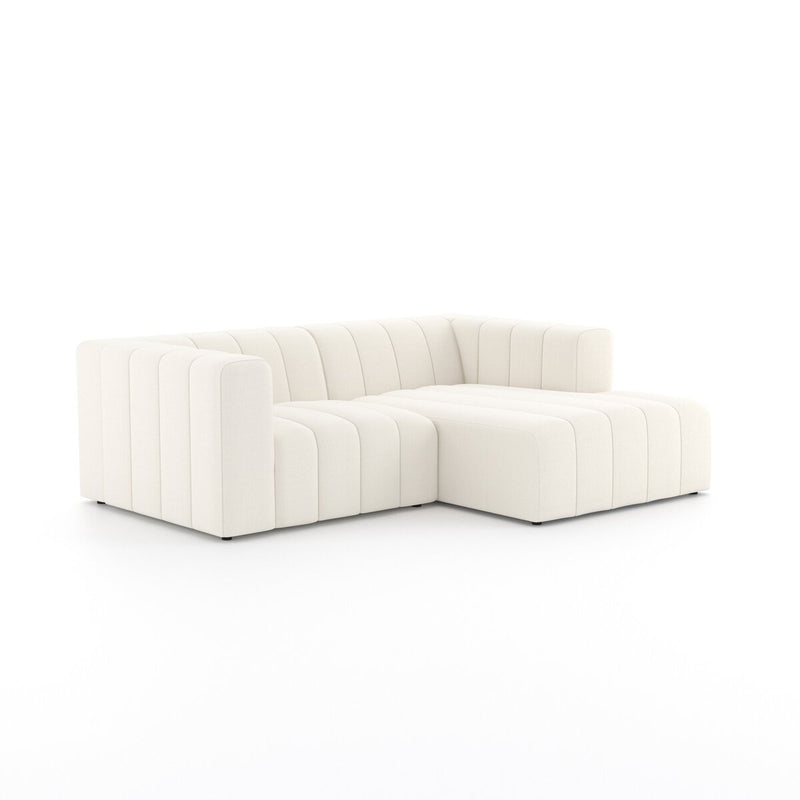 Langham Channeled 2-Piece Sectional - Fayette Cloud