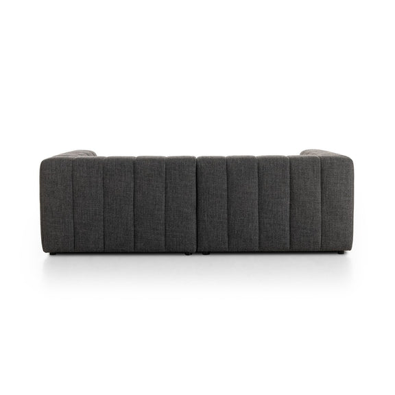 Langham Channeled 2-Piece Sectional - Saxon Charcoal