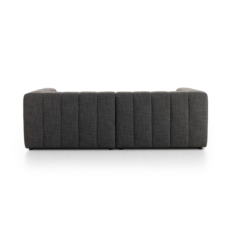 Langham Channeled 2-Piece Sectional - Saxon Charcoal