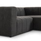 Langham Channeled 2-Piece Sectional - Saxon Charcoal