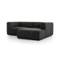 Langham Channeled 2-Piece Sectional - Saxon Charcoal