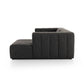 Langham Channeled 2-Piece Sectional - Saxon Charcoal