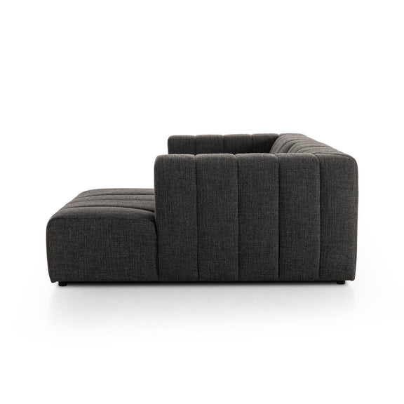 Langham Channeled 2-Piece Sectional - Saxon Charcoal
