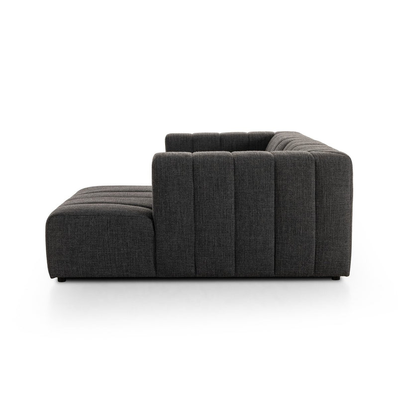 Langham Channeled 2-Piece Sectional - Saxon Charcoal