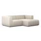 Langham Channeled 2-Piece Sectional - Crypton Nomad Snow