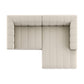 Langham Channeled 2-Piece Sectional - Crypton Nomad Snow