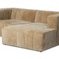 Langham Channeled 2-Piece Sectional - Ravello Camel