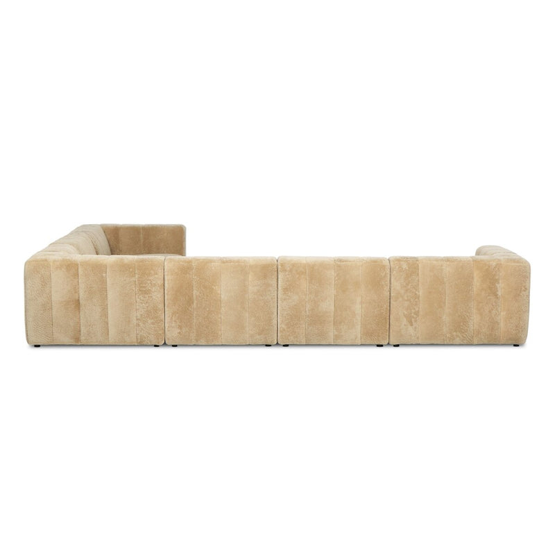 Langham Channeled 6-Piece Sectional - Ravello Camel