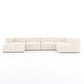 Langham Channeled 5-Piece Sectional - Fayette Cloud