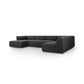 Langham Channeled 5-Piece Sectional - Saxon Charcoal