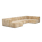 Langham Channeled 5-Piece Sectional - Ravello Camel
