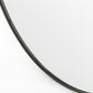 Bellvue Round Mirror - Rustic Black