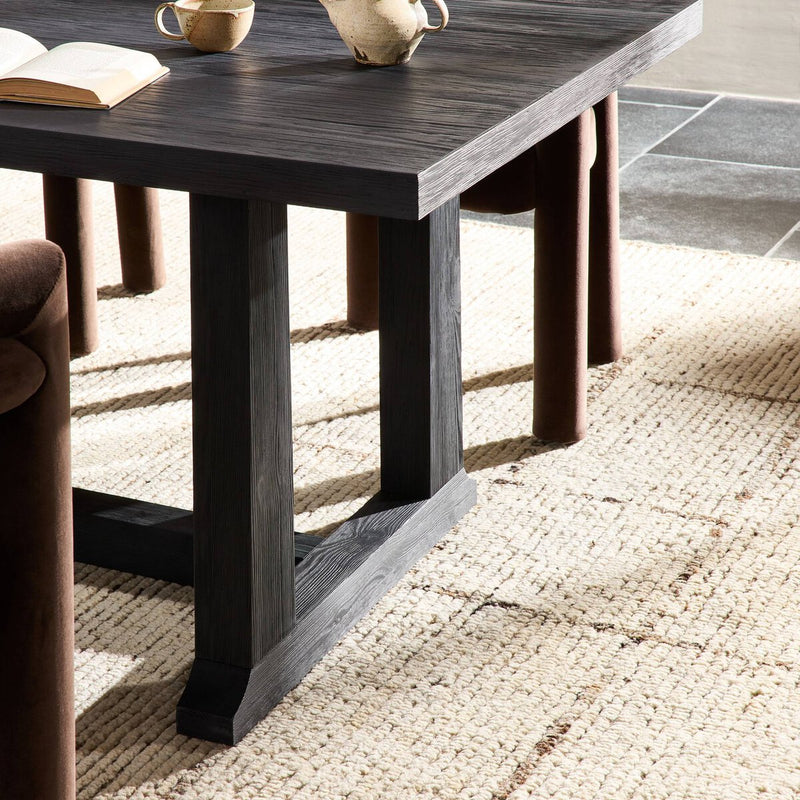 Otto Dining Table - Black Pine