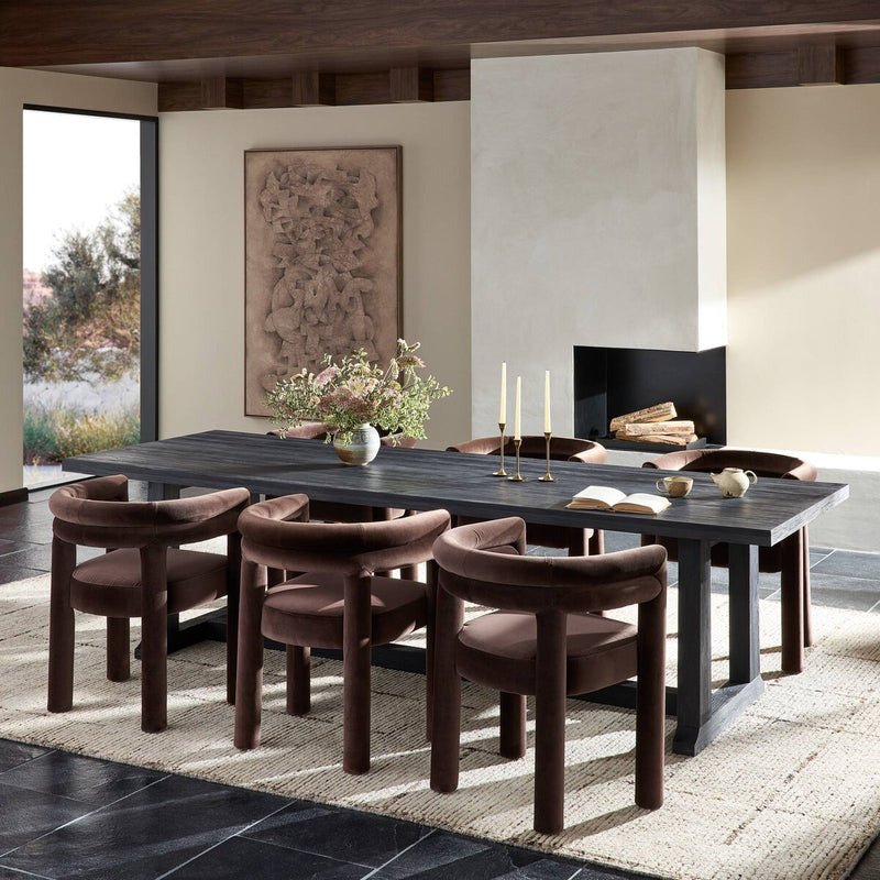Otto Dining Table - Black Pine