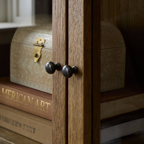 Millie Cabinet - Drifted Oak Solid