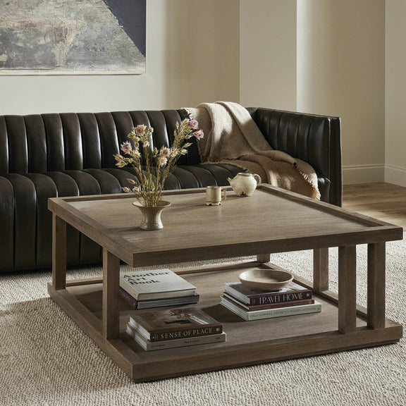 Charley Coffee Table - Warm Natural Oak Veneer