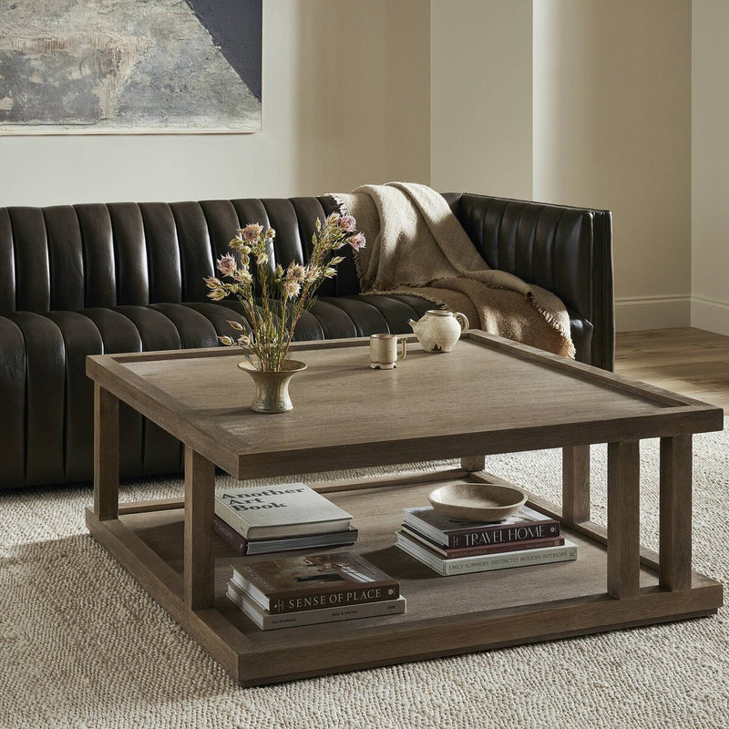 Charley Coffee Table - Warm Natural Oak Veneer