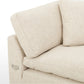 Plume 2-Piece Sectional - Thames Cream
