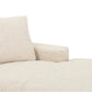 Plume 2-Piece Sectional - Thames Cream